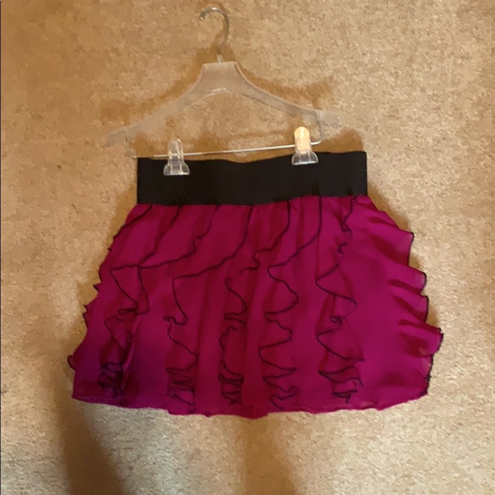 express ruffle skirt